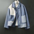 Brianna - Women's Colorblock Woolen Jacket