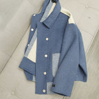 Brianna - Women's Colorblock Woolen Jacket