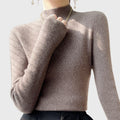 Callie - Women's Luxe Loom Ribbed Mock-Neck Sweater
