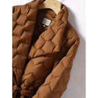 Clara - Women's Quilted Belted Down Jacket