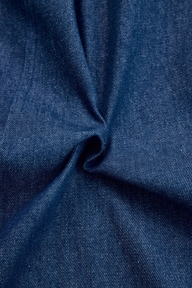 Elena - Women's Wide-Leg Denim Jumpsuit with Contrast Stitching
