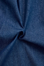 Elena - Women's Wide-Leg Denim Jumpsuit with Contrast Stitching