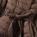 Eliana - Women's Belted Shawl-Collar Down Jacket