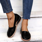 Emerald - Women’s Perforated Cutout Comfort Flats