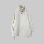 Emma - Women's Wool Wrap Coat with Waist Belt