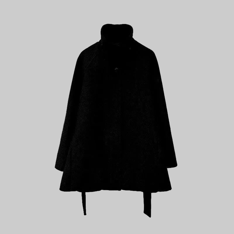 Emma - Women's Wool Wrap Coat with Waist Belt
