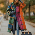 Fiona - Women's Oversized Wide-Lapel Woolen Coat