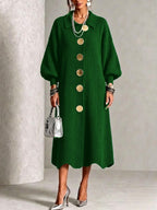 Hailey – Women’s Long Sleeve Knit Sweater Dress  4