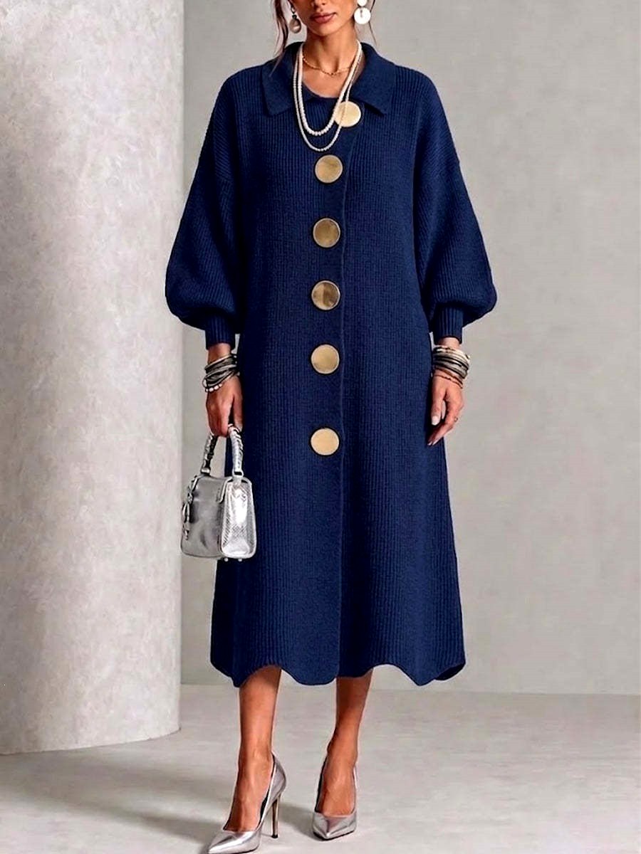 Hailey – Women’s Long Sleeve Knit Sweater Dress  6