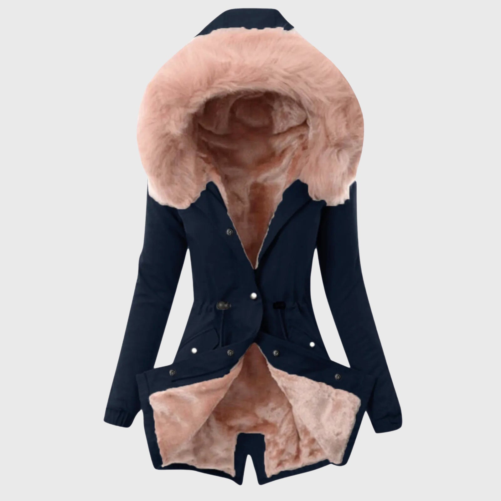 Hazel - Women's Faux Fur-Lined Hooded Parka