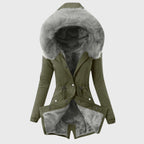 Hazel - Women's Faux Fur-Lined Hooded Parka