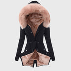 Hazel - Women's Faux Fur-Lined Hooded Parka