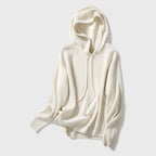 Iris - Women's Ribbed Cashmere Hooded Sweater