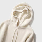 Iris - Women's Ribbed Cashmere Hooded Sweater