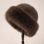 Leah - Women's Plush Faux Fur Bucket Hat