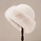 Leah - Women's Plush Faux Fur Bucket Hat