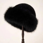 Leah - Women's Plush Faux Fur Bucket Hat