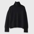 Leilani - Women's High-Neck Cashmere Pullover Sweater