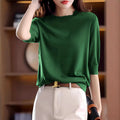 Lorraine - Women’s Relaxed Fit Half Sleeve Sweater 1