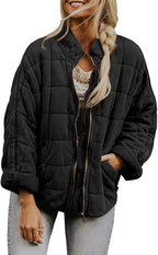 Maddie – Women’s Quilted Stand Collar Jacket