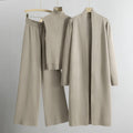 Madison - Women's Mock-Neck Knit 3-Piece Set