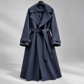 Molly - Women's Belted Lapel Trench Coat