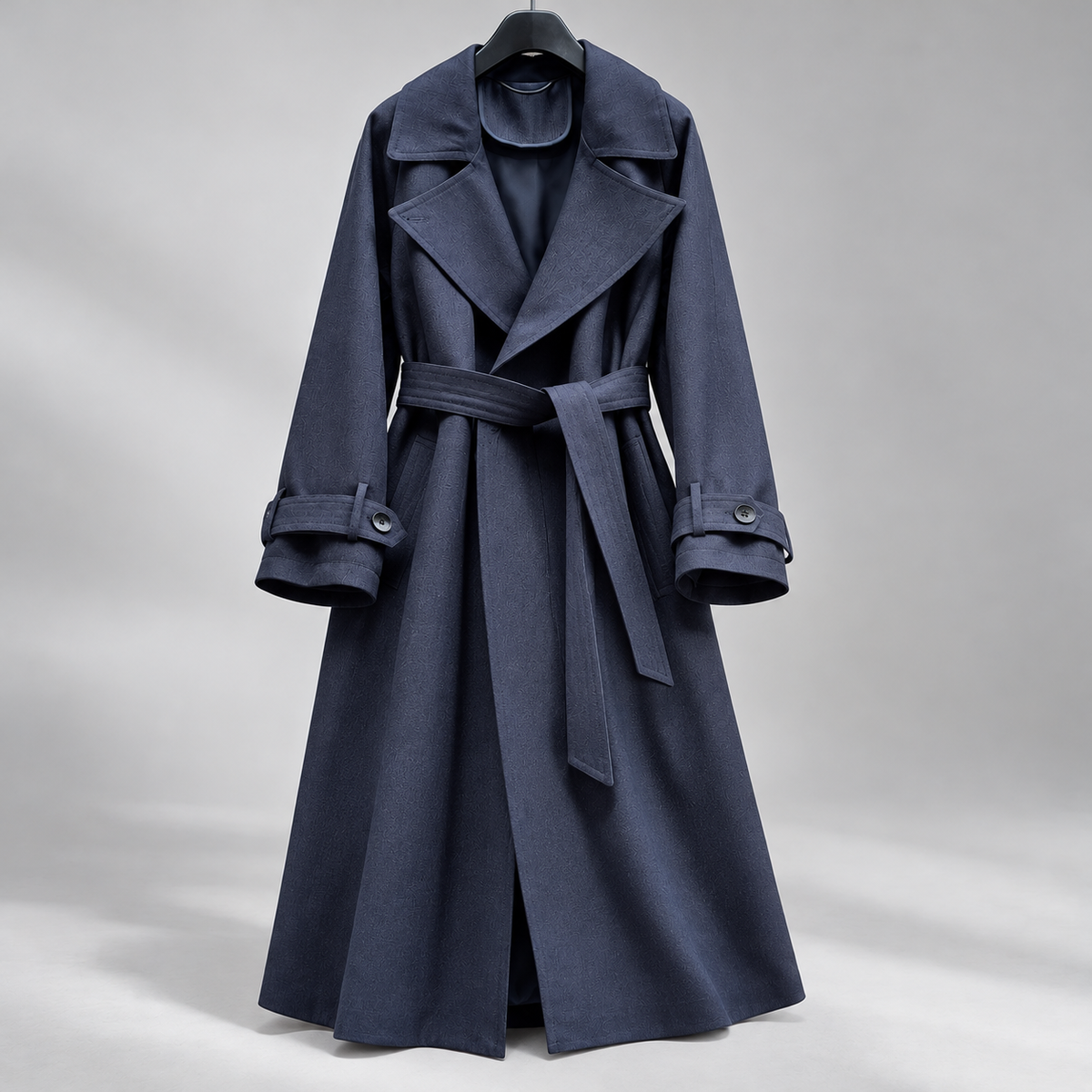 Molly - Women's Belted Lapel Trench Coat