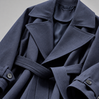 Molly - Women's Belted Lapel Trench Coat