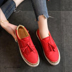 Pearl - Women’s Perforated Slip-On Platform Sneakers