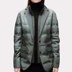 Samantha - Women's Down Blazer Puffer Jacket