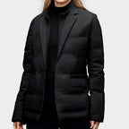 Samantha - Women's Down Blazer Puffer Jacket
