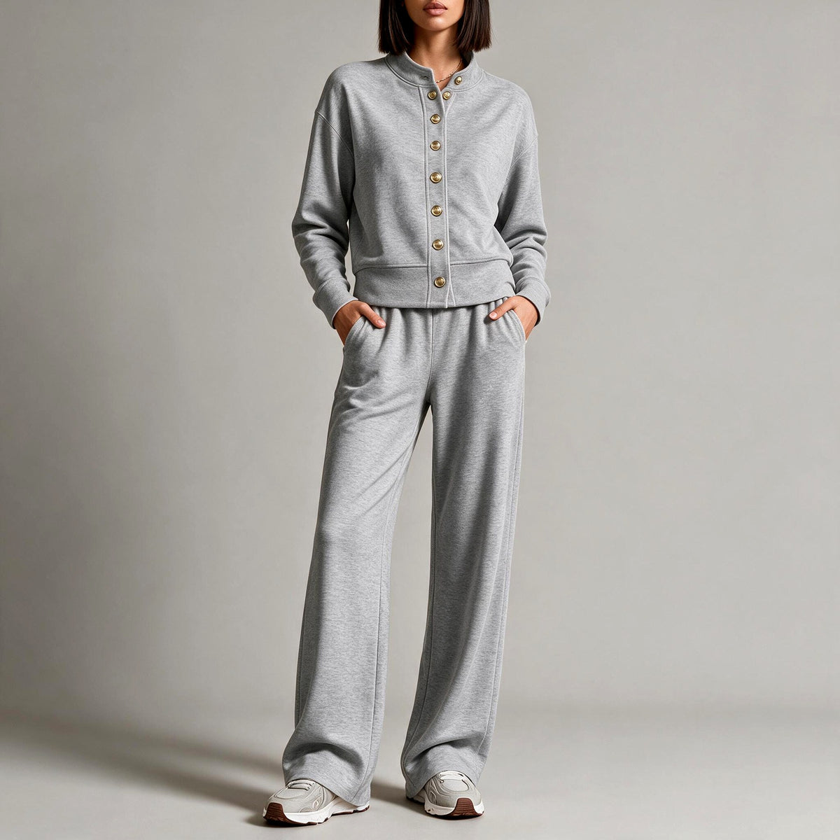Abigail - Women's Long Sleeve Lounge Set 4