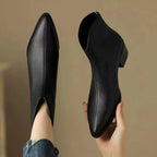 Anna - Women's Tapered Block Heel Ankle Boots