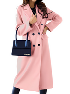 Audrey - Women's Six-Button Notch-Lapel Coat