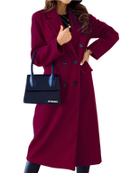 Audrey - Women's Six-Button Notch-Lapel Coat