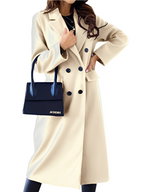 Audrey - Women's Six-Button Notch-Lapel Coat