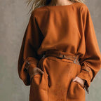 Belinda - Women's Crewneck Long Sleeve Matching Set 2