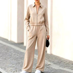 Belinda - Women's Zip-up Long Sleeve Matching Set 3