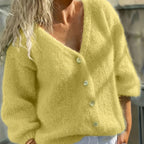 Bianca - Women's Button-Front Knit Cardigan