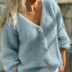 Bianca - Women's Button-Front Knit Cardigan