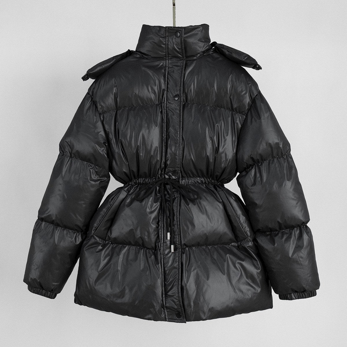 Caprice - Women's Drawstring Waist Puffer Jacket 2