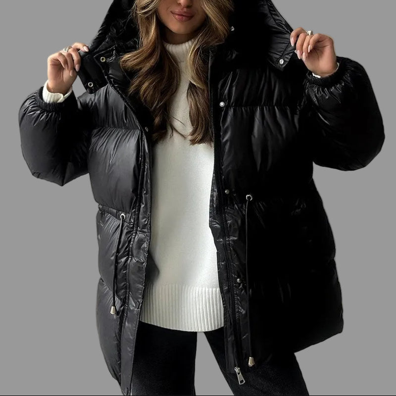 Caprice - Women's Drawstring Waist Puffer Jacket 8