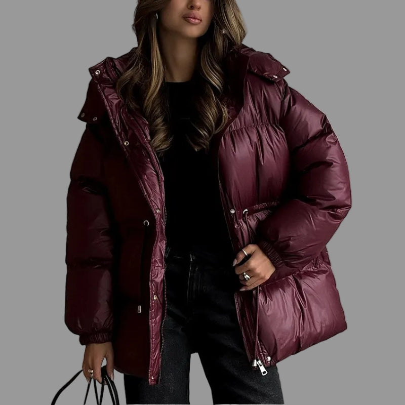 Caprice - Women's Drawstring Waist Puffer Jacket 9