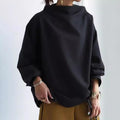 Cassandra - Women's High-Neck Oversized Sweater