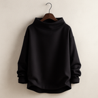 Cassandra - Women's High-Neck Oversized Sweater