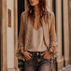 Claire - Women's Sheer Embroidered Lace Cardigan 3