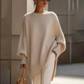 Elizabeth - Women's Round Neck Oversized Knit Sweater 1