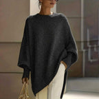 Elizabeth - Women's Round Neck Oversized Knit Sweater 2
