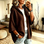 Faina - Women's Chunky Hooded Oversized Cardigan 10