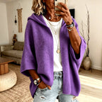 Faina - Women's Chunky Hooded Oversized Cardigan 7